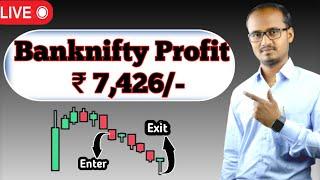 Banknifty Live Trading / Profit 7.4K+ / 02-03-2023