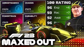 HOW QUICK IS A FULLY-MAXED OUT CAR IN F1 23 MY TEAM CAREER? - 100 OVR AI AUSTRIA IN 60 SECONDS?