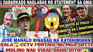 BREAKING NEWS1 DABARKADS NAGLABAS NG STATEMENT SA GM@ CCTV NG MGA SOTTO PINAG KAGULUHAN DAHIL D2