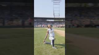 Dancing First Base Coach CRUSHES “Wrecking Ball” | Savannah Bananas #shorts #dance #mileycyrus