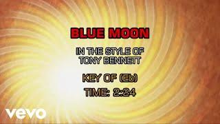 Tony Bennett - Blue Moon (Karaoke)