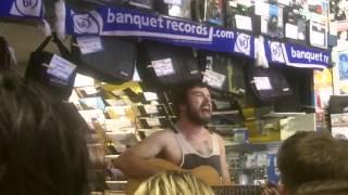 Say Anything acoustic instore at Banquet Records, Kingston