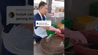 cara paling rare asah parang bagi tajam, patutlah selama ni tumpul.