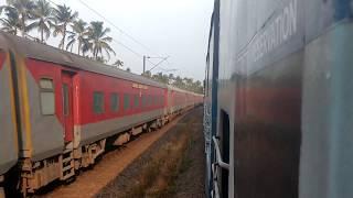 Weird Honk KYN WDP3A Mumbai LTT Ernakulam DURONTO Express!