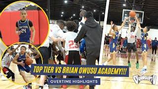 Top Tier vs Brian Owusu Academy || Overtime Highlights