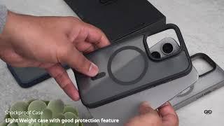 Magsafe Drop Proof Sleek Matte case For iPhone 15/15Plus/15Pro/15Pro Max