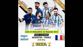 FINAL !!! Argentina vs Prancis  #nobarbola