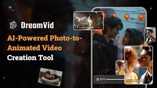 DreamVid - AI Hug & Kiss Video Maker | Animate Any Images with AI | 2024 Free Image-to-Video AI Tool