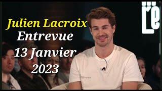 Première entrevue télé pour Julien Lacroix à «Le monde à l’envers» #Québec #2023