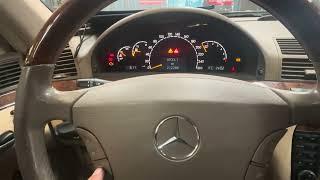 Mercedes S Class W220 Change Menu Language