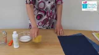 How to stiffen fabric for making flowers