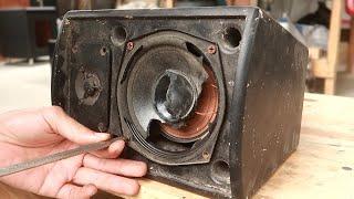 Restoration professional karaoke speaker / Rehabilitate step by step