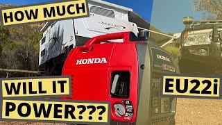 Honda EU22i Generator | Jayco Journey Outback Test | How much will it power!! | Features and review