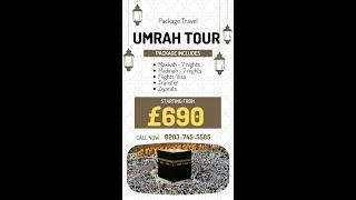 Best Cheapest Umrah Package 2022-23 from UK (London, Manchester & Birmingham) - with Umrah & E Visa