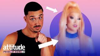 Kyron Hamilton gets a drag makeover by Ella Vaday | Queen for a Day