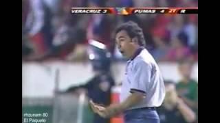 Futbol Mexicano: Veracruz 3 Pumas 4 (Apertura 2003)