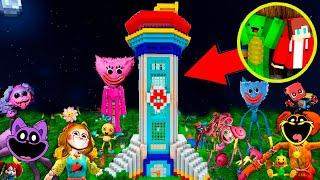 ALL SCARY MONSTERS FROM Poppy Playtime Chapter 3 vs Paw Patrol Security House JJ and Mikey Maizen