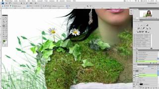 Schwaighofer-ART: Photoshop Composing "Mauerblümchen"