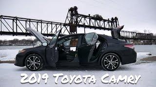 2019 Toyota Camry SE Review // review, walk around, and test drive // 100 rental cars