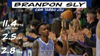 Brandon Sly's Season Highlights – CSM Targu Jiu 2021 - 22