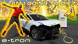 I BOUGHT A CRASHED AUDI Q4 ELECTRIC CAR.. EV!! BIG MISTAKE??...