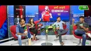 funny moments in sports tak Vikrant sir is singing a song #sportstak #ipl #rcb #bestnewschannel