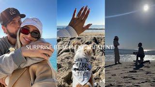 THE CUTEST BEACH ENGAGEMENT PROPOSAL AT ROSEWOOD MIRAMAR IN SANTA BARBARA CALIFORNIA