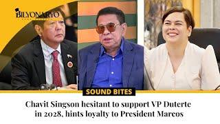 Chavit Singson hesitant to support VP Duterte in 2028, hints loyalty to President Marcos