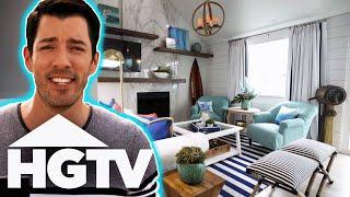 The Property Brothers Battle Over The Best Waterfront Living Room | Brother vs. Brother