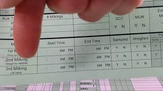 How to fill out Paperwork for a Dairy Goat Milk Test