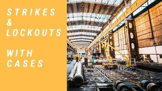 Strikes & Lockouts!! Industrial Disputes Act! Landmark judgments| LLB,NET,EPFO!