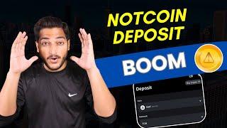 Notcoin Deposit Open In Exchange || Not coin Big Update Of Listing