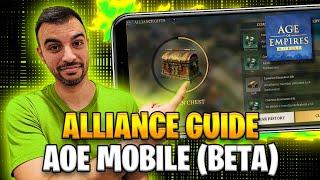 Alliance Guide On Everything You Need To Know + My Settings! | Age of Empires Mobile (Beta)