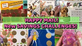 HAPPY MAIL! Beautiful new savings challenges, cash budgeting & envelope stuffing for sinking funds.