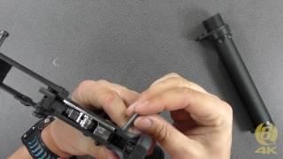 Stock Tube Removal & Refitting For Tokyo Marui M4A1 MWS Gas Blow Back Rifle
