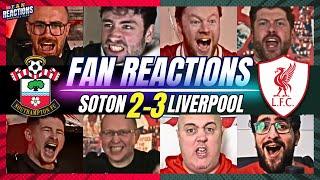 LIVERPOOL FANS ECSTATICREACTION TO SOUTHAMPTON 2-3 LIVERPOOL | 24/25 PREMIER LEAGUE