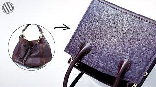 I Turn Old Purple Bag into a New Luxury Bag