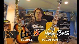 ESP LTD Eclipse VS Harley Benton SC Custom II