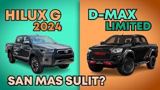 Toyota Hilux G 2024 vs Isuzu DMAX Limited 2024