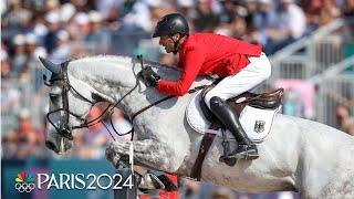 Germany's Christian Kukuk wins jumping individual final jump-off | Paris Olympics | NBC Sports