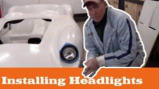 Devin Sports Car Garage: How to install Headlights on a Devin SS, C/D & E