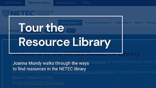 How To Use The Resource Library