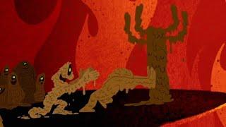 Samurai Jack Mud Aliens Offer Aku Tribute