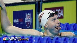 Lilly King posts fastest 100 breaststroke time of 2021 in Olympic trials semifinal | NBC Sports