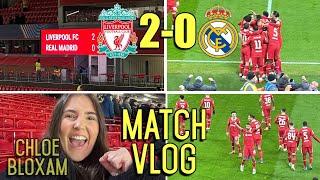 MAC ALLISTER & GAKPO SEND ANFIELD WILD IN INCREDIBLE ATMOSPHERE! | Liverpool 2-0 Real Madrid | Vlog