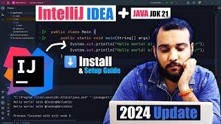 How to Install Intellij IDEA on Windows 10/11 [ 2024 ] | Install Java JDK 21 | Coding Wallah
