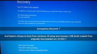 [FIX] windows 10 winload.exe startup error 2017