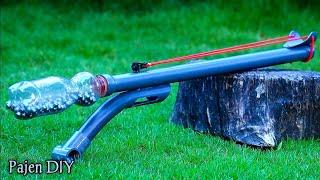 Accurate PVC Slingshot With Bullet Storage For Hunting