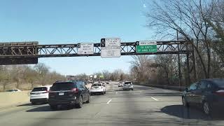 Long Island Expressway (I-495) east Exit 22-33,  Flushing to Lake Success, NY