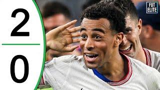 USA vs Mexico 2-0 Highlights & Goals - Nations League FINAL 2024